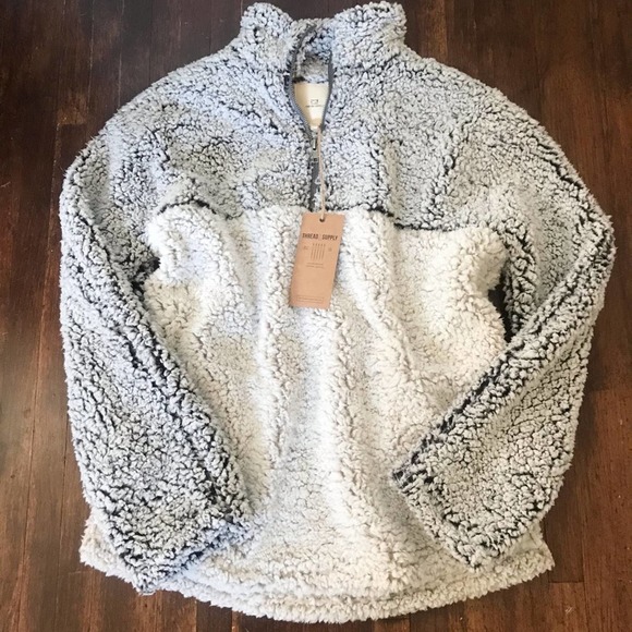Thread & Supply Jackets & Blazers - Thread & Supply Fleece Sherpa Pullover